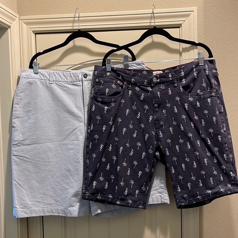 2 - mens IZOD shorts size 36. Great condition.